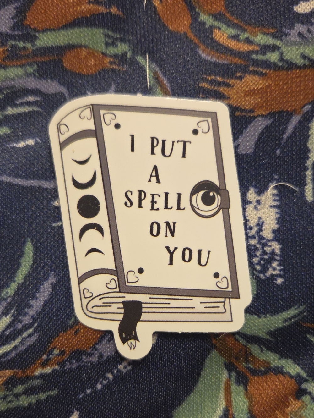 Mystic Book Sticker - "I Put a Spell on You"